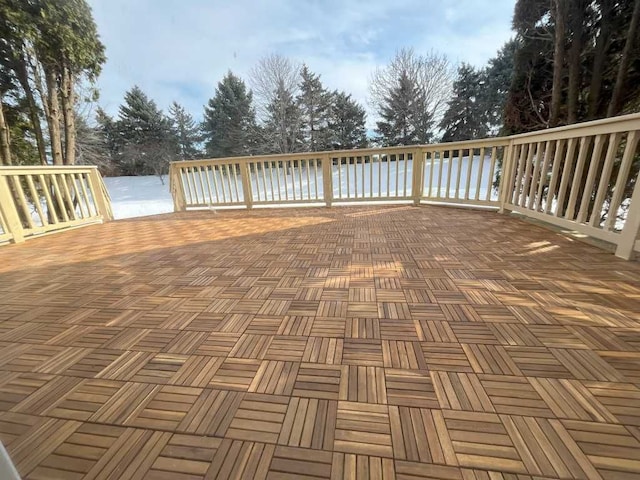 view of patio / terrace featuring a wooden deck