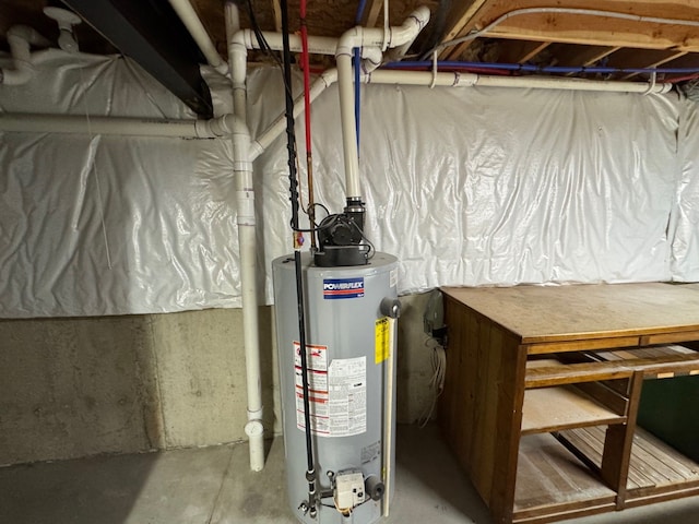 utilities featuring water heater