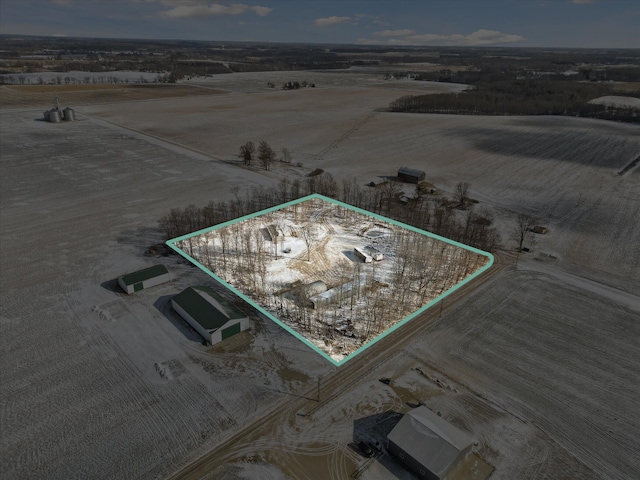 4087 Amble Rd, Coral, MI 49322 - bird's eye view featuring a rural view
