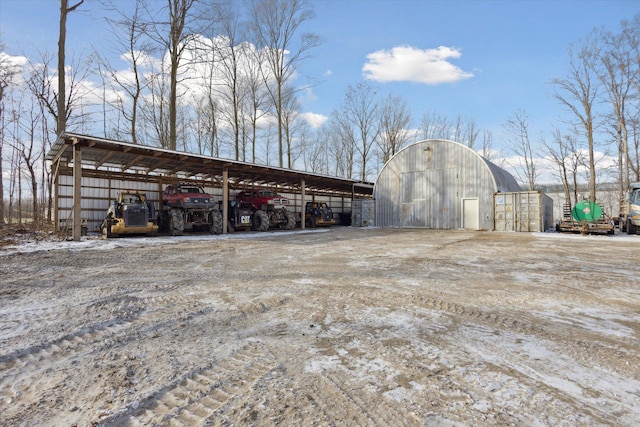 4087 Amble Rd, Coral, MI 49322 - view of pole building