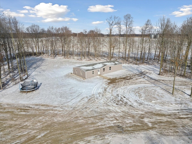 4087 Amble Rd, Coral, MI 49322 - view of yard layered in snow
