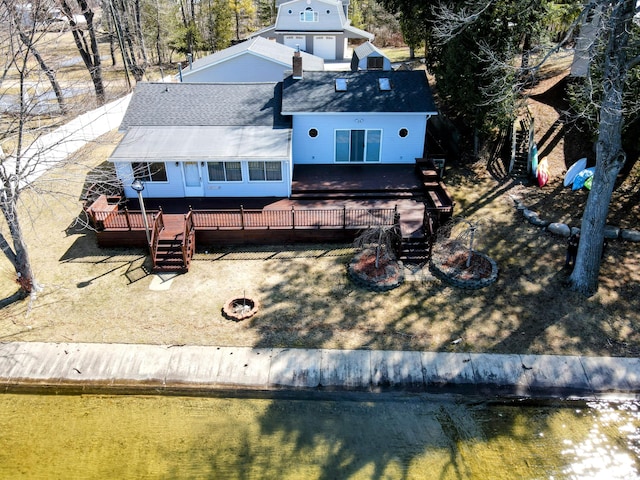 drone / aerial view