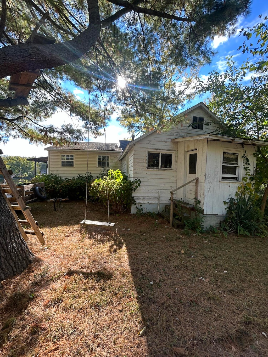 view of back of property