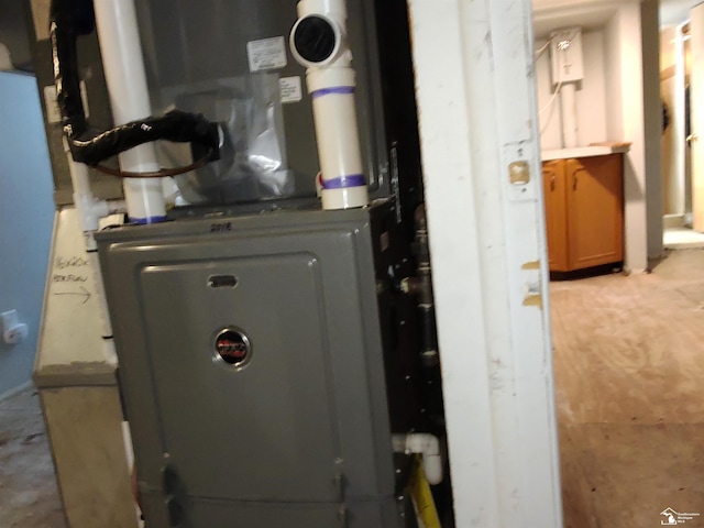 view of utility room