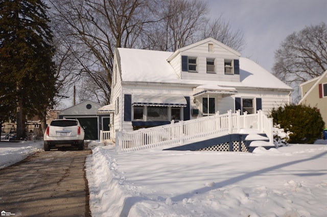 bungalow-style house with a garage