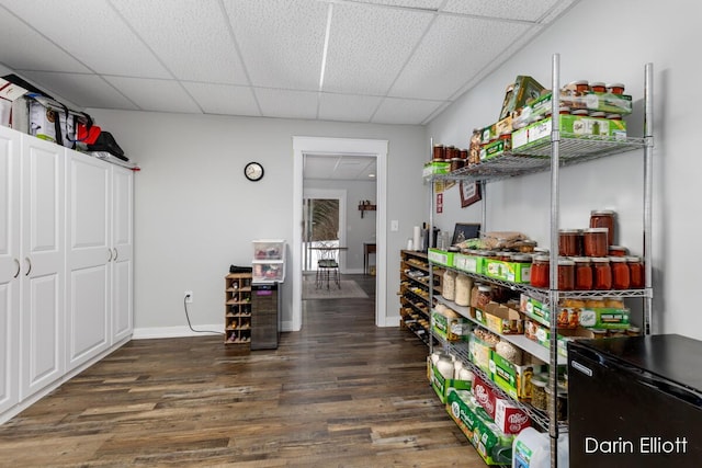 view of storage room