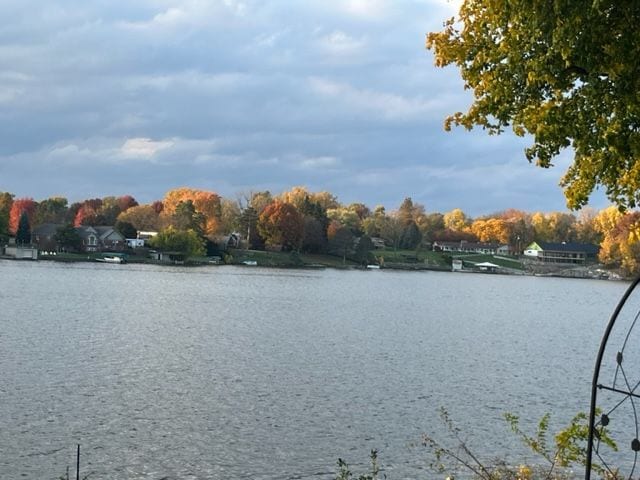 view of water feature