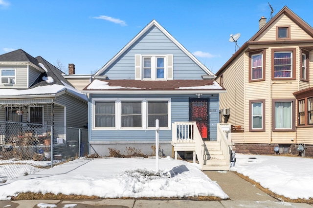 view of front of home