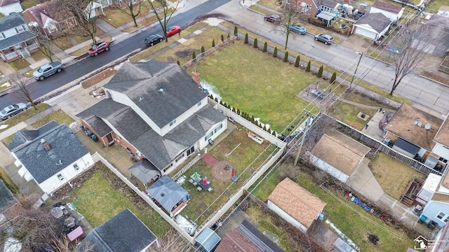 7740 Ternes St, Dearborn, MI 48126 - drone / aerial view with a residential view