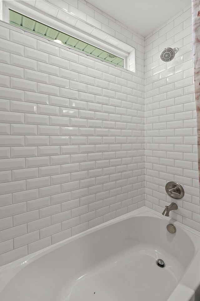 full bathroom featuring bathing tub / shower combination