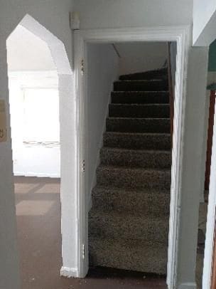 view of staircase