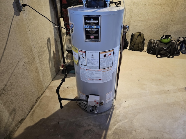 utilities featuring water heater