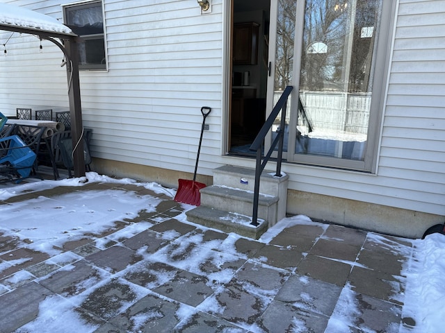 exterior space with a patio area