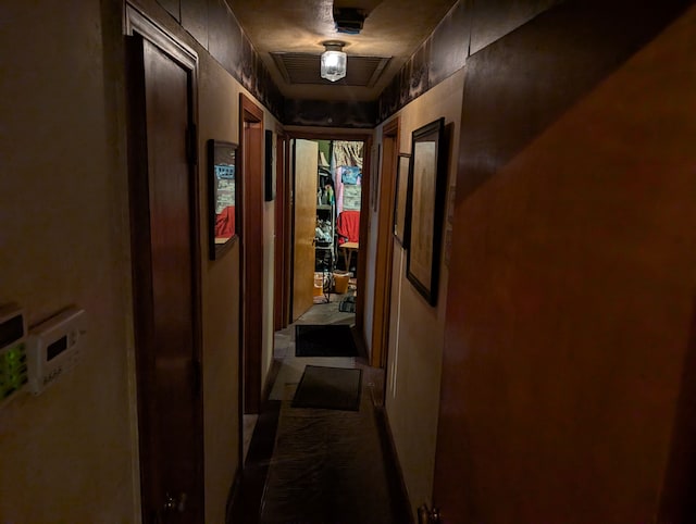 hallway with visible vents