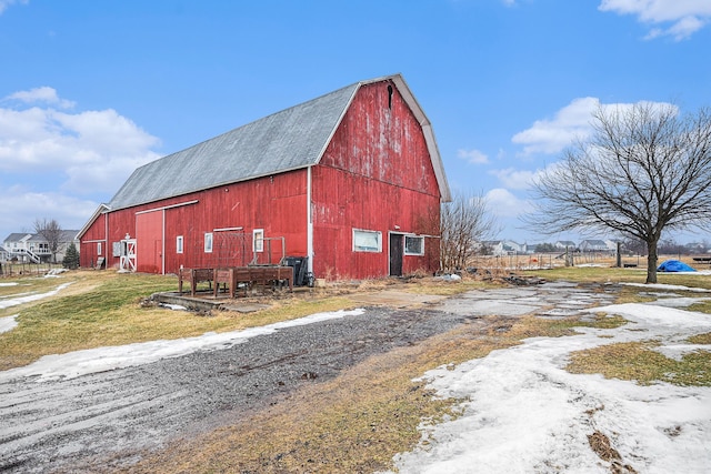 3342 Oak Grove Rd, Howell, MI 48855 - view of barn