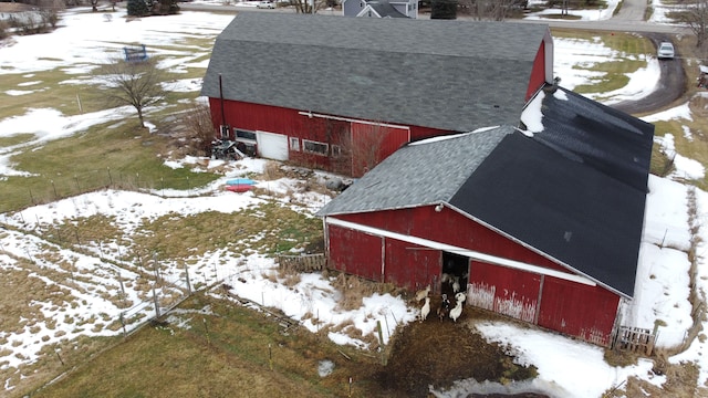 3342 Oak Grove Rd, Howell, MI 48855 - view of snowy aerial view
