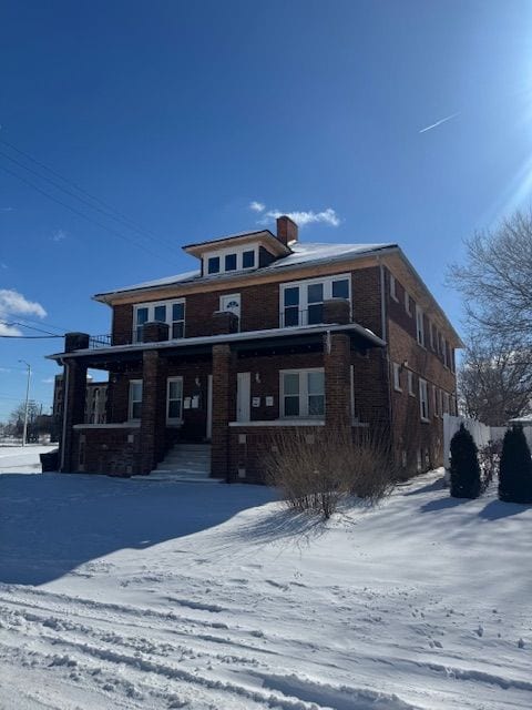 view of traditional style home