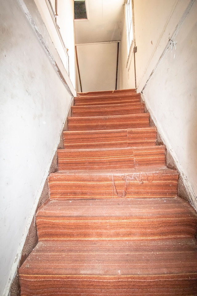 view of staircase