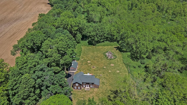 aerial view with a view of trees