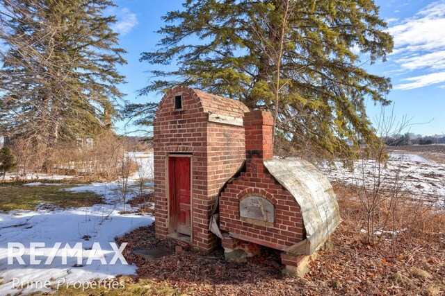 details with a wood stove