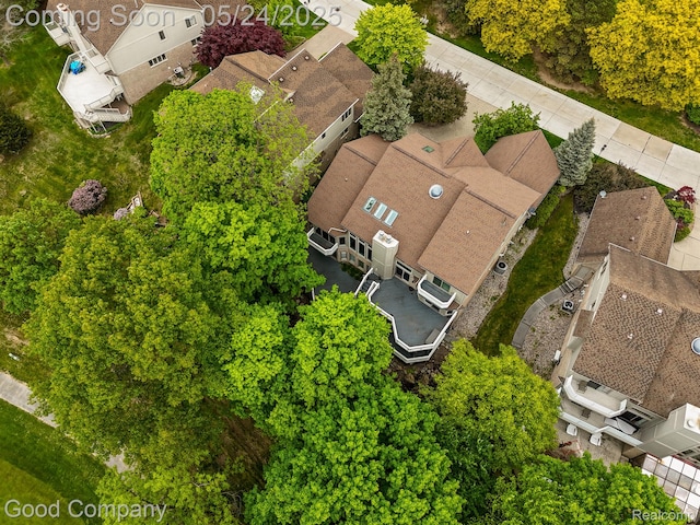 28036 Hickory Cir, Farmington Hills, MI 48331 - bird's eye view