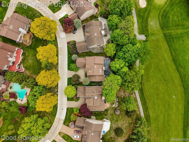 28036 Hickory Cir, Farmington Hills, MI 48331 - aerial perspective of suburban area
