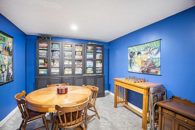 dining area with baseboards