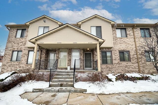 multi unit property with brick siding