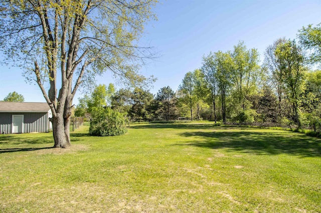 4898 Mount Morris Rd, Columbiaville, MI 48421 - view of grassy yard