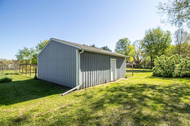4898 Mount Morris Rd, Columbiaville, MI 48421 - view of pole building