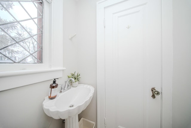 bathroom with a sink