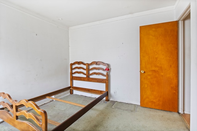 bedroom featuring ornamental molding