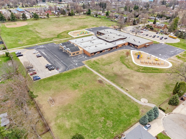drone / aerial view