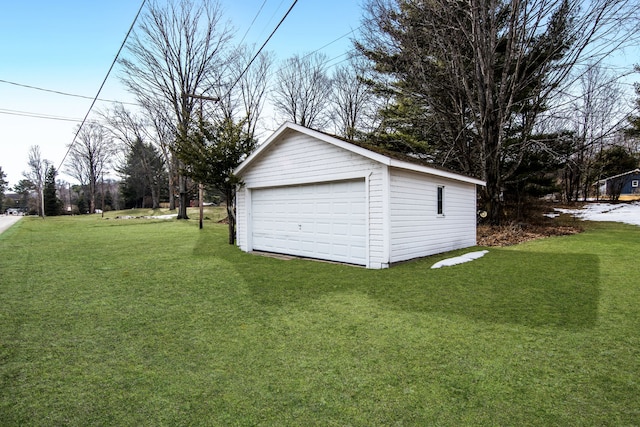 11375 SW Torch Lake Dr, Rapid City, MI 49676 - view of detached garage