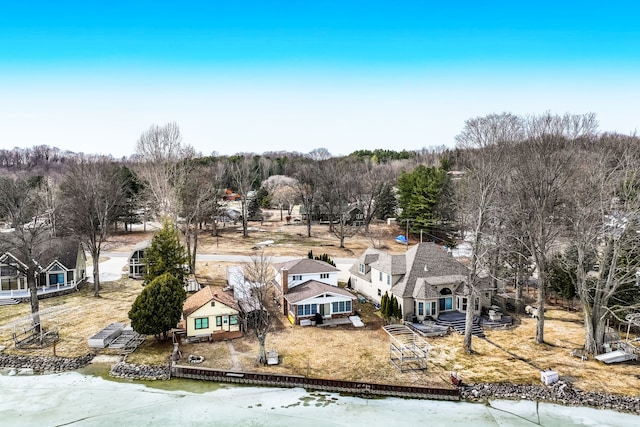 11375 SW Torch Lake Dr, Rapid City, MI 49676 - view from above of property featuring a tree filled landscape
