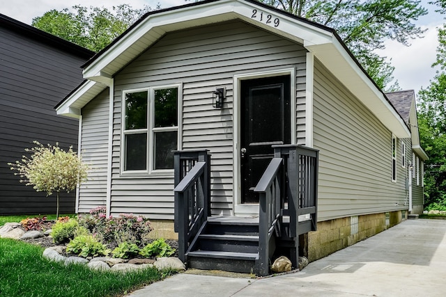 view of front of property