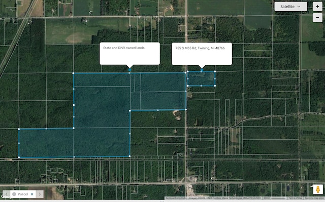 755 S M65 Rd, Twining, MI 48766 - map / location