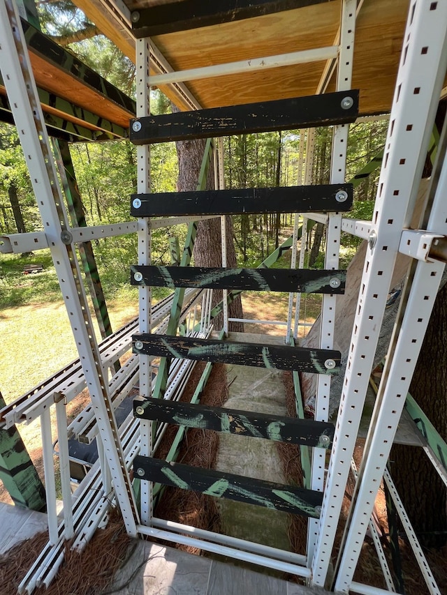 exterior space featuring an exterior structure