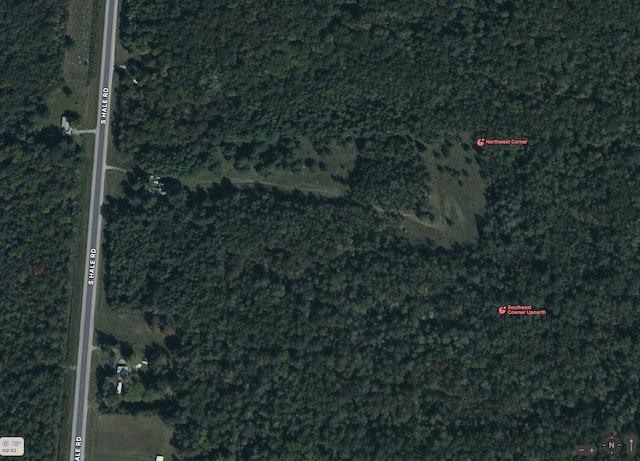 755 S M65 Rd, Twining, MI 48766 - aerial view of property's location