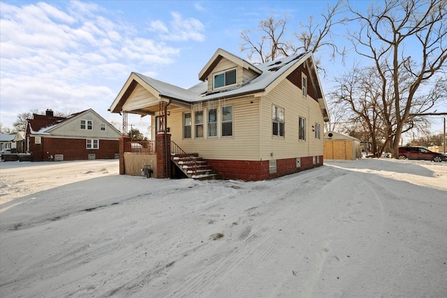 view of front of house