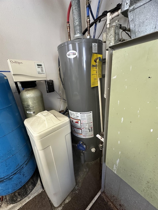 utilities featuring water heater