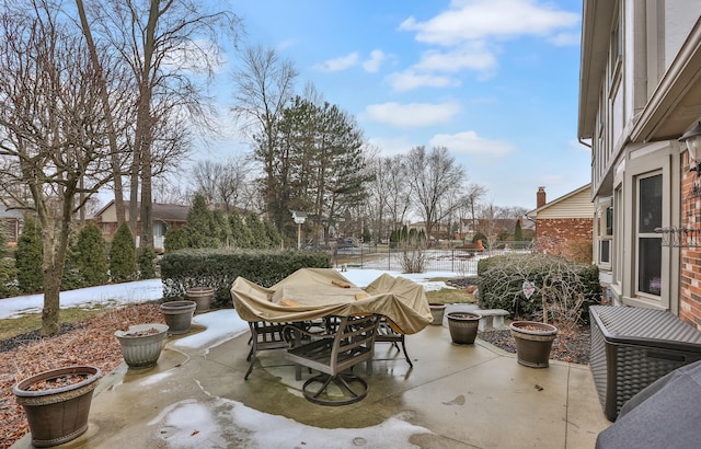 view of patio / terrace with outdoor dining area