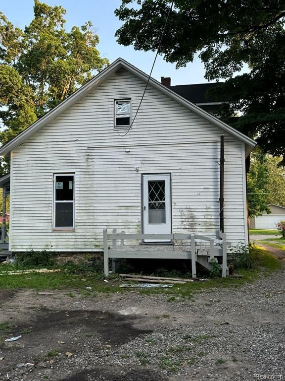 view of rear view of property