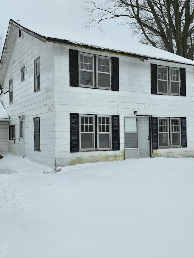 view of colonial home