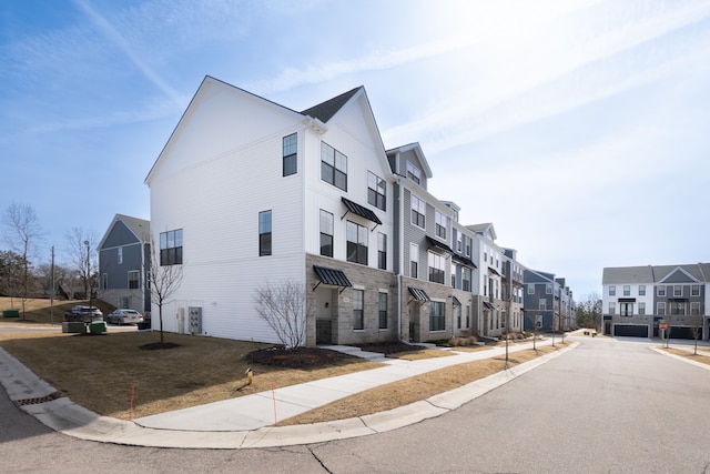 view of property featuring a residential view