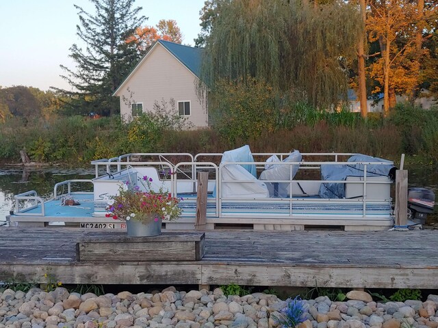 view of dock