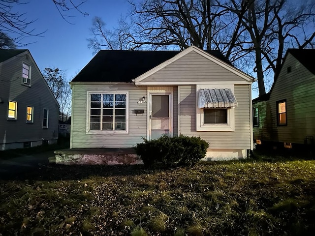 view of bungalow-style home