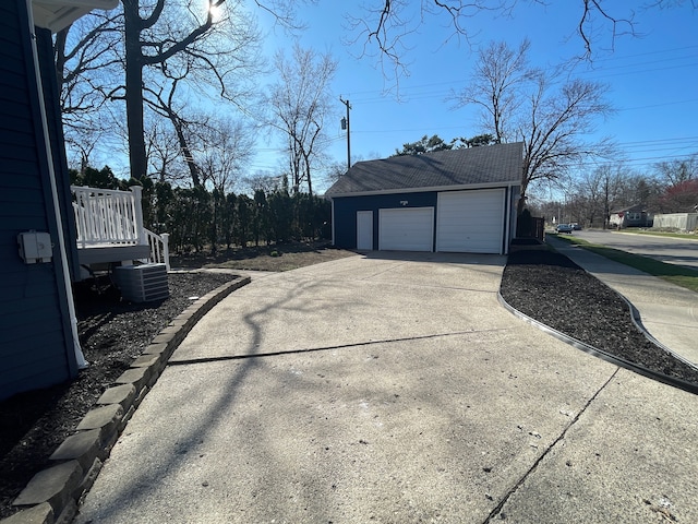 exterior space with central AC unit