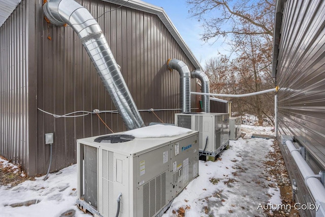 exterior space with central AC unit