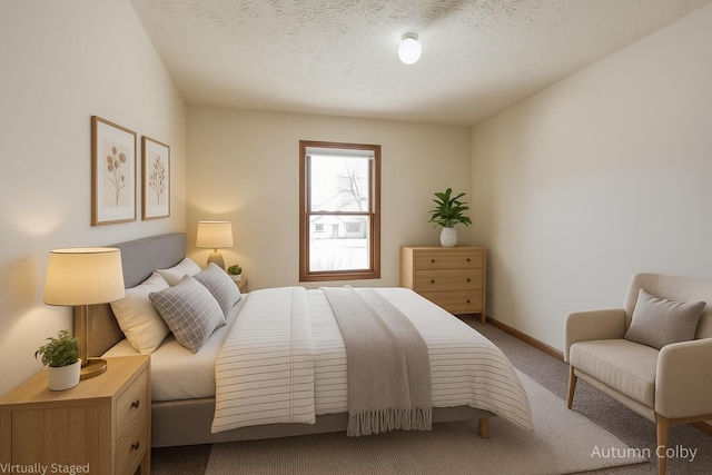 5443 Gravel Ridge Rd, Lakeview, MI 48850 - bedroom featuring carpet and a textured ceiling